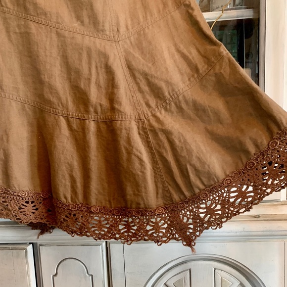 Newport News linen blend skirt - Picture 2 of 7